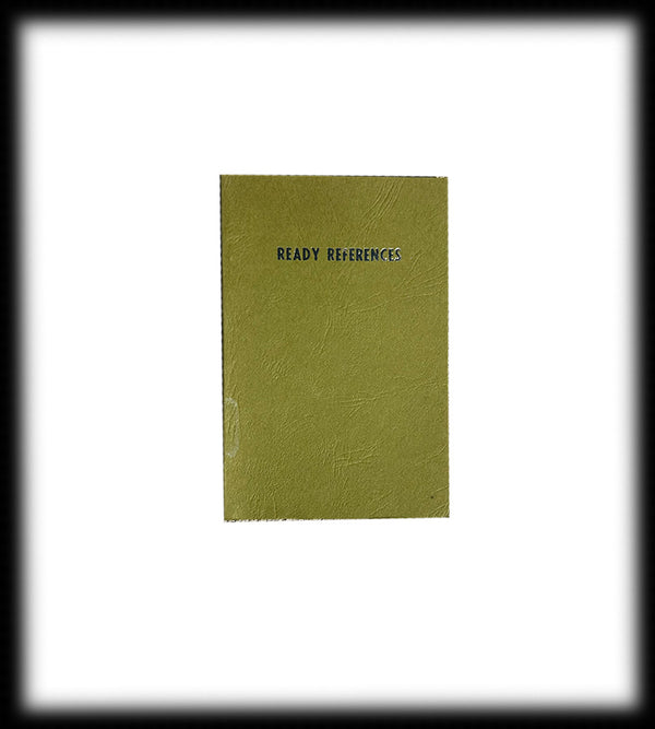 Ready References (missionary)