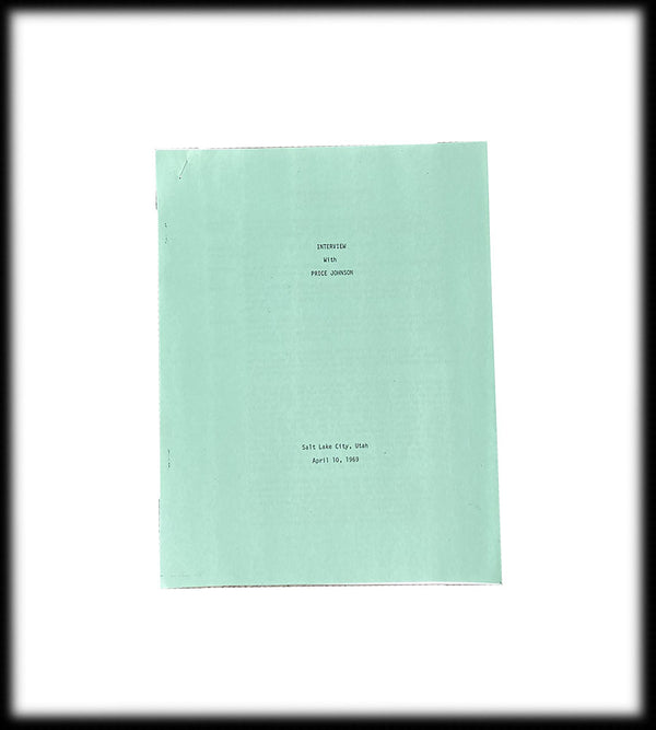 Interview with Price Johnson