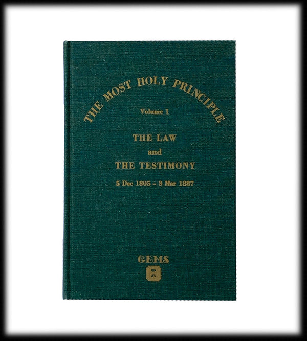 Most Holy Principle Vol. 1