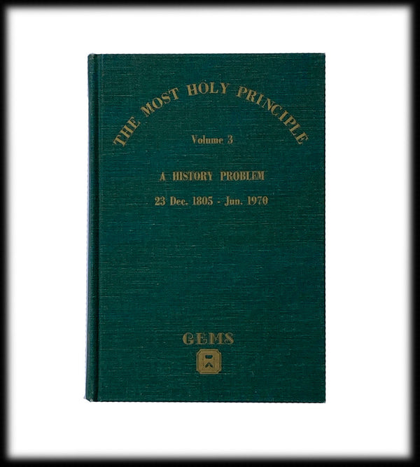 Most Holy Principle Vol. 3