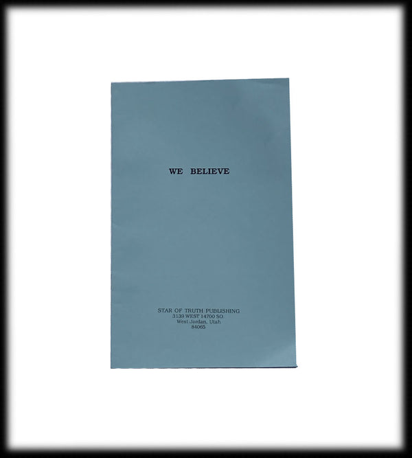 We Believe (pamphlet)